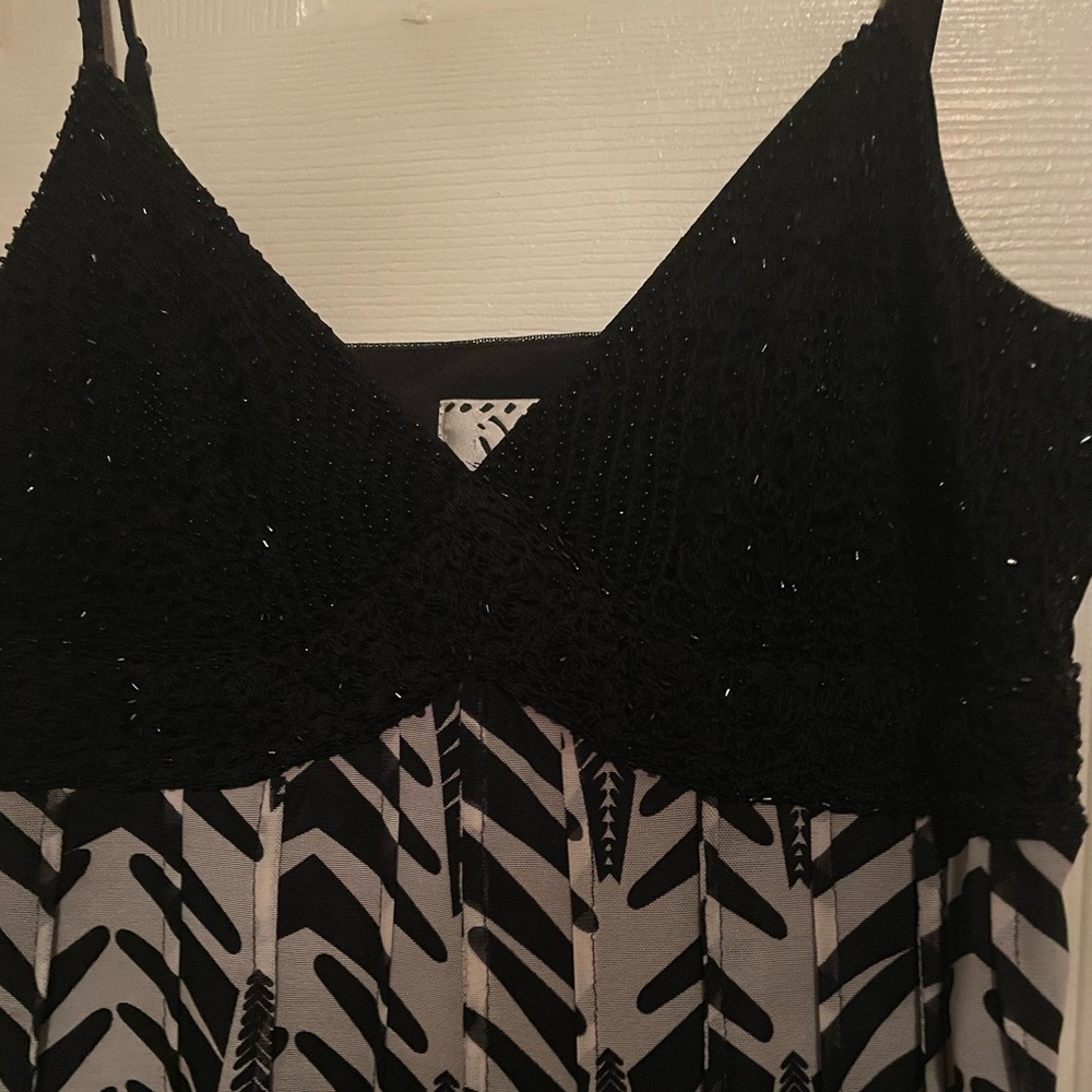 IXE beaded top spaghetti strap dress Armpit to armpit 16” shoulder down 43”